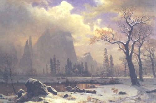 Albert Bierstadt Yosemite Winter Scene china oil painting image